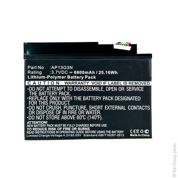 NX - Batterie tablette 3.7V 6800mAh