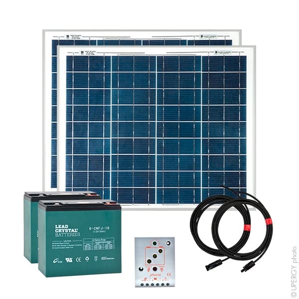NX - Kit Solaire Autonome S 24V 85Wc (160Wh/jour en moyenne)