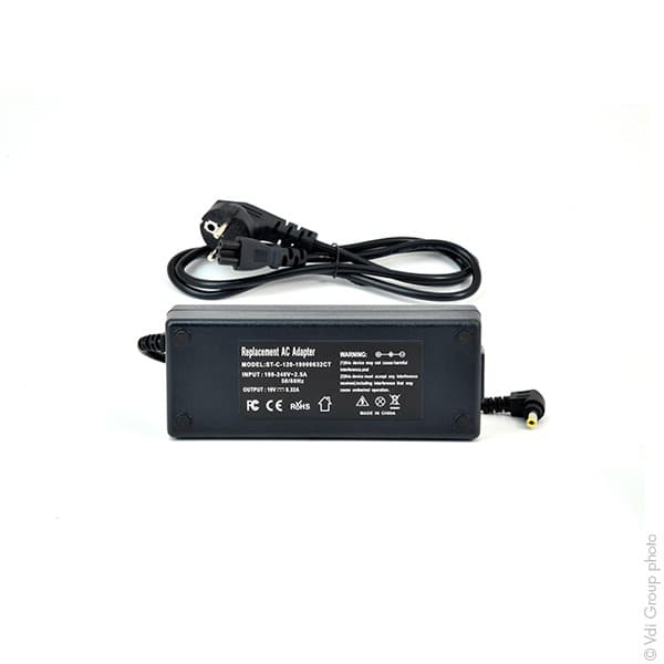 NX - Alimentation compatible ordinateur portable Toshiba 19V 120W