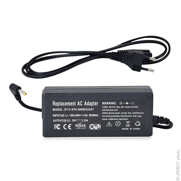 NX - Alimentation ordinateur portable compatible Lenovo IBM 20V 65W