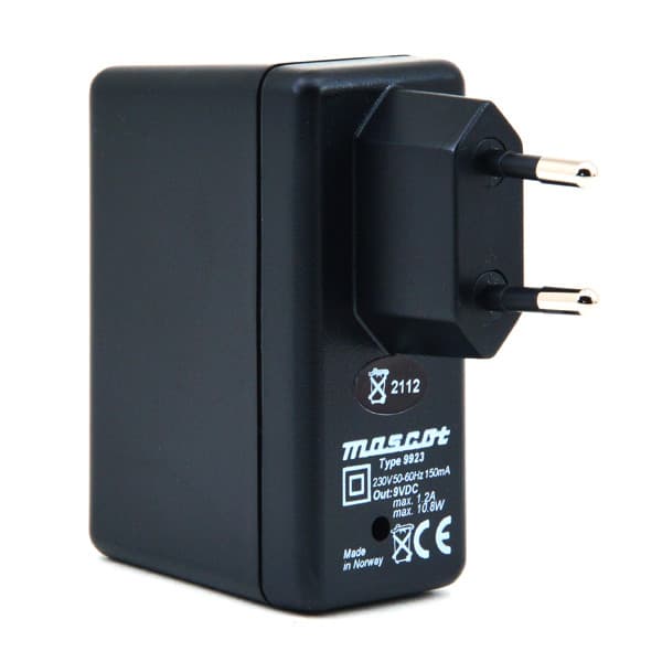Mascot - Alimentation à découpage 9V/ 1.2A 230V Mascot 9923CC