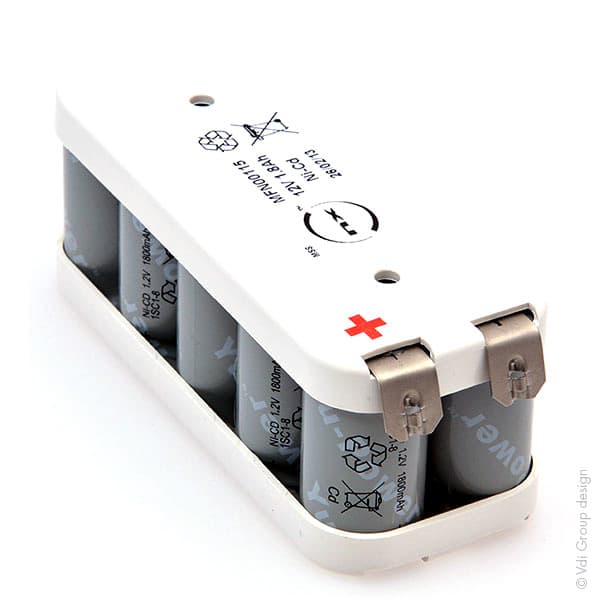 NX - Batterie NiCd 10x SC 10S1P ST2 12V 1.8Ah Cosse