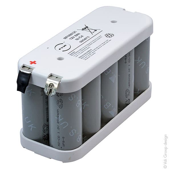 NX - Batterie NiCd 10x F 10S1P ST2 12V 8Ah T2