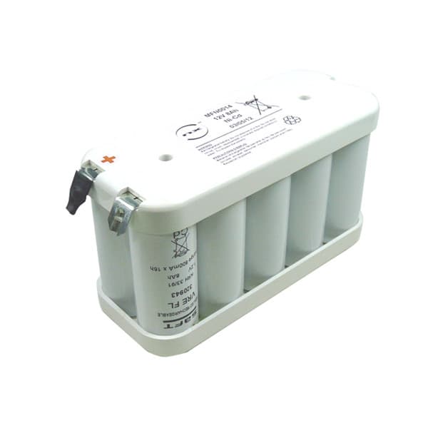 NX - Batterie NiCd 10x F VRE 10S1P ST2 12V 8Ah T2