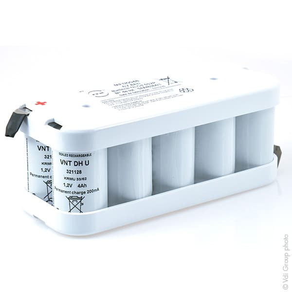 NX - Batterie NiCd 10x D VNT 5S2P ST2 6V 8Ah Cosse
