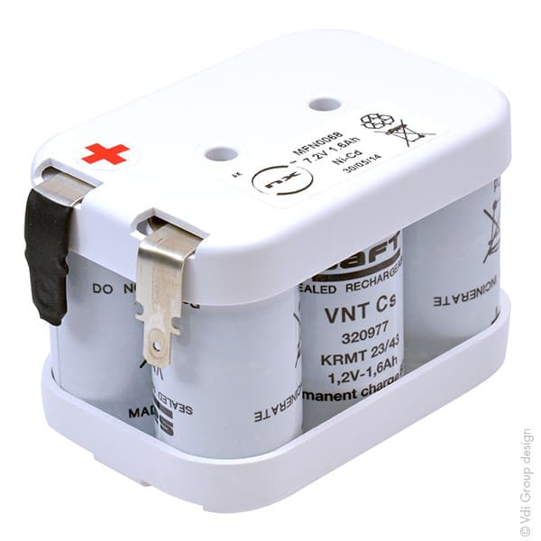 NX - Batterie NiCd 6x SC VNT 6S1P ST2 7.2V 1.6Ah FAST