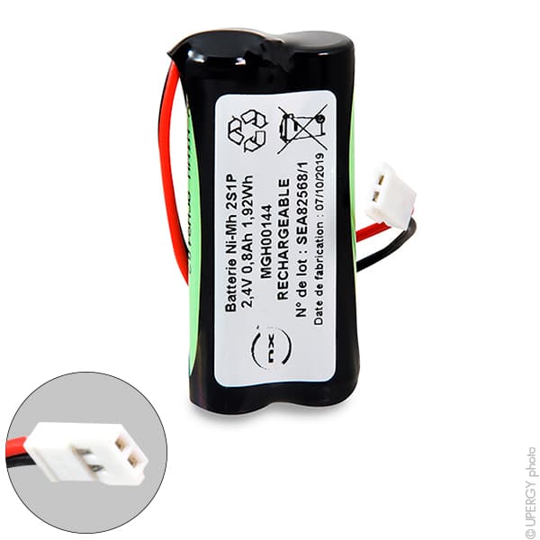 NX - Batterie médicale DRAGER JM103 2.4V 800mAh FC