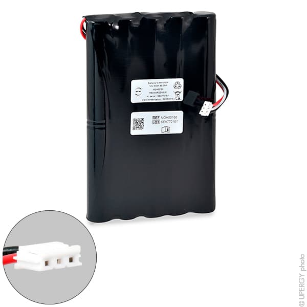 NX - Batterie médicale  Ni-MH Colin Moniteur BX10 12V 4Ah JST