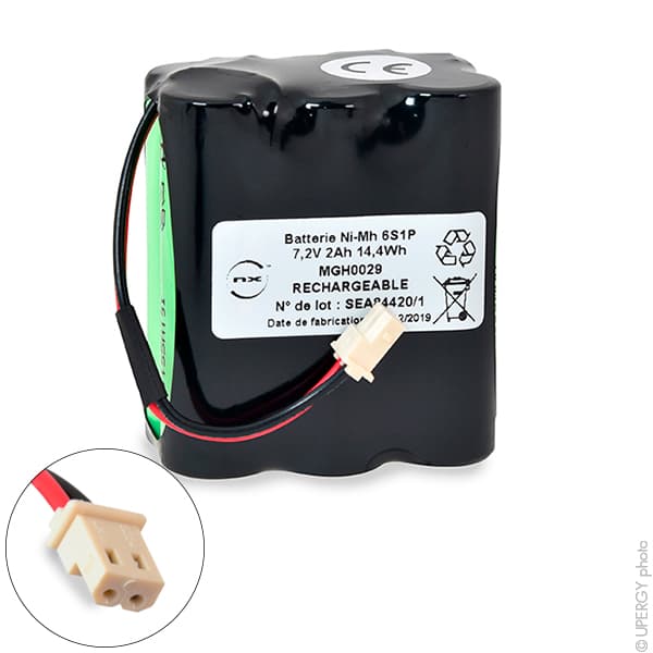 NX - Batterie NiMH 6x AA NX 6S1P ST2 7.2V 2Ah Molex