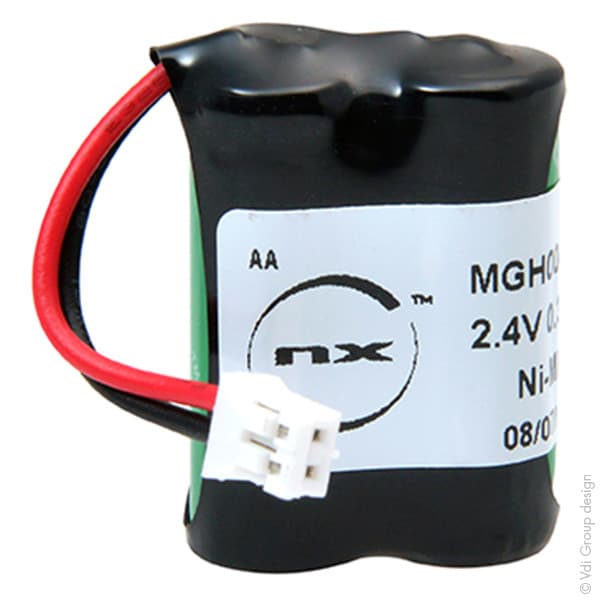 NX - Batterie NiMH 2x 2/3AAA 2S1P ST1 2.4V 300mAh JST