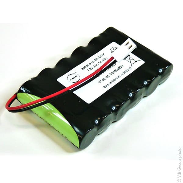 NX - Batterie NiMH 6x AA 6S1P ST1 7.2V 2Ah Molex