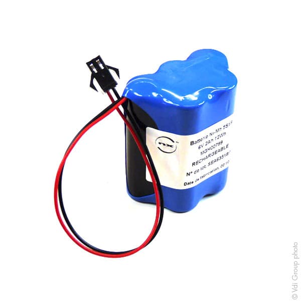 NX - Batterie NiMH 5x AA  5S1P ST7 6V 2Ah Molex