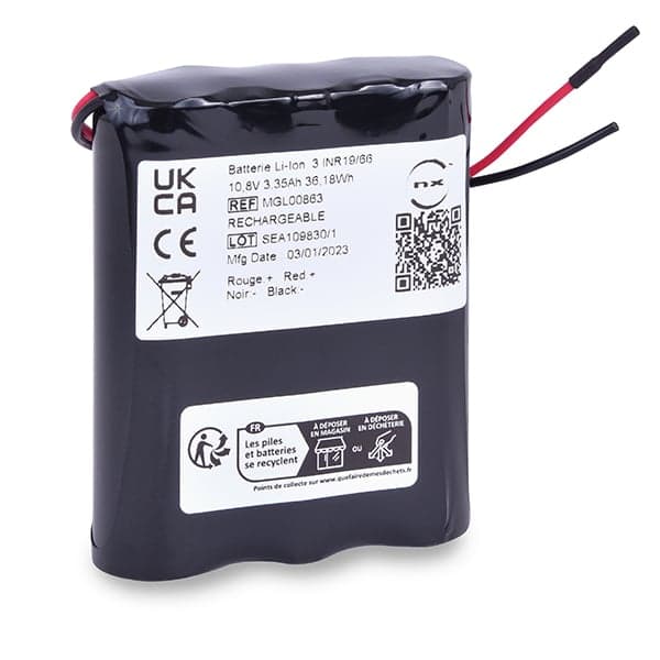 NX - Batterie Li-Ion 3x 18650 3S1P ST1 10.8V 3.35Ah - 24AWG