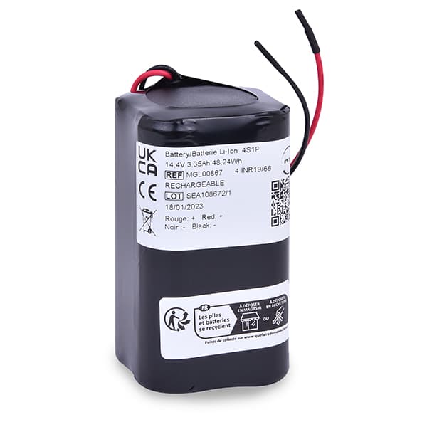 NX - Batterie Li-Ion 4x 18650 4S1P ST2 14.4V 3.35Ah - 24AWG