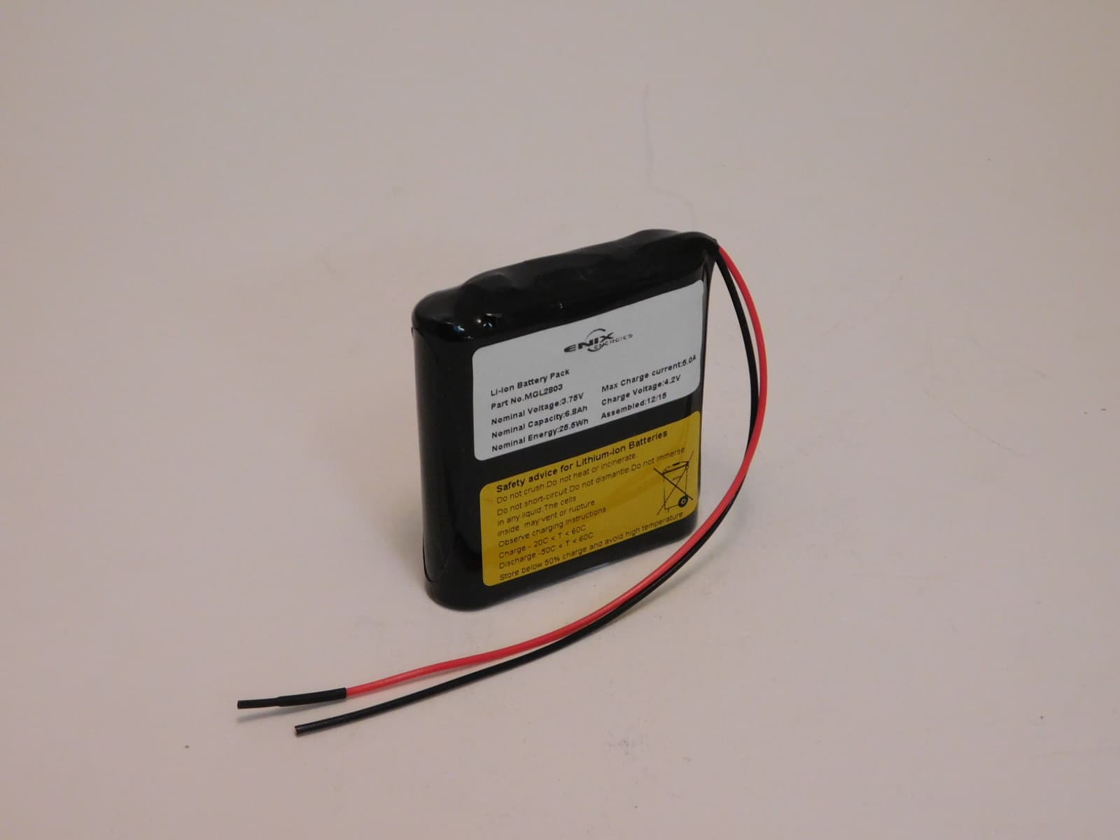 OEM - Batterie Li-Ion 1S1P MP176065 xlr 24.82Wh 3.65V 6.8Ah Wire