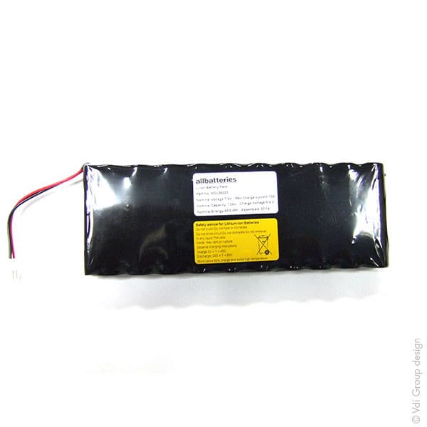 NX - Li-Ion battery 10x 18650 2S5P ST1 7.4V 11Ah VHR-2