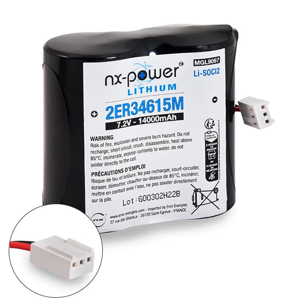 NX - Pile alarme BATLI02 7.2V 13Ah Molex