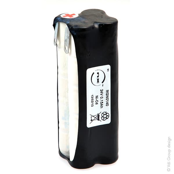 NX - Batterie NiCd 20x 1/3AA 20S1P ST5 24V 150mAh T2