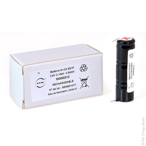 NX - Batterie NiCd 3x 1/3AA  3S1P ST4 3.6V 150mAh P2
