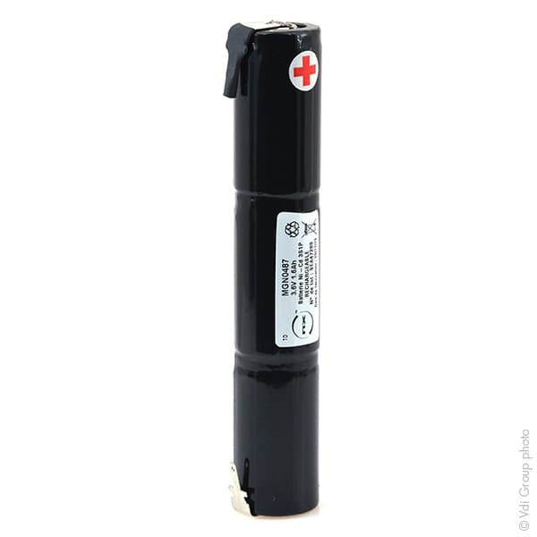 NX - Batterie eclairage secours 3x SC VNT 3S1P ST4 3.6V 1600mAh Faston 2.8mm
