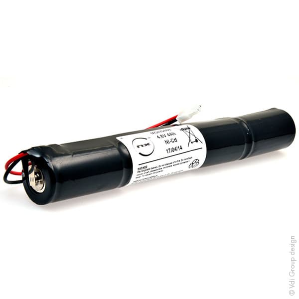 NX - Batterie eclairage secours 4x D VNT 4S1P ST4 4.8V 4.2Ah Molex