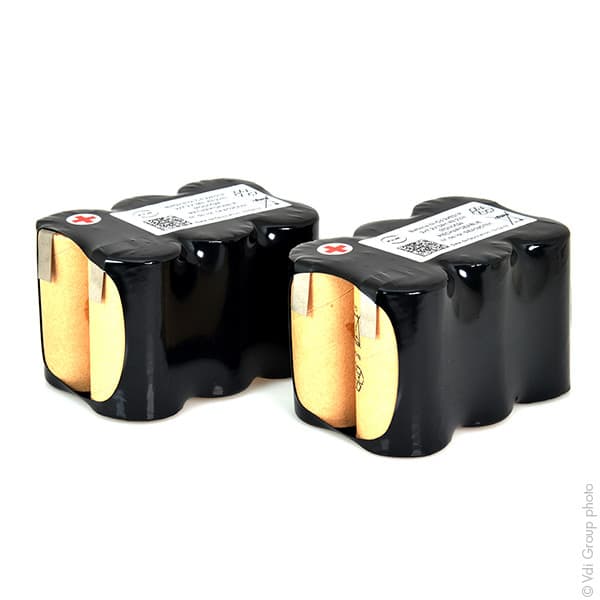 NX - Batterie NiCd 12x C 12S1P ST2 14.4V 3Ah T2 (ensemble de 2 batteries)