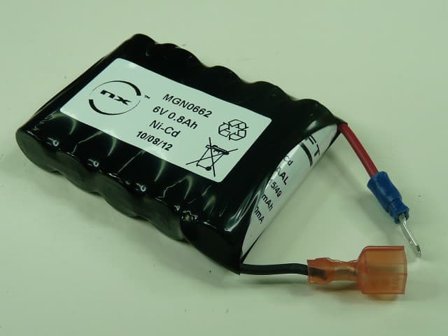 NX - Batterie NiCd 5x AA VST 5S1P ST1 6V 800mAh Cosse
