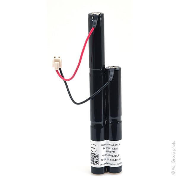 NX - Batterie NiCd 5x AA 5S1P ST5 6V 800mAh Molex