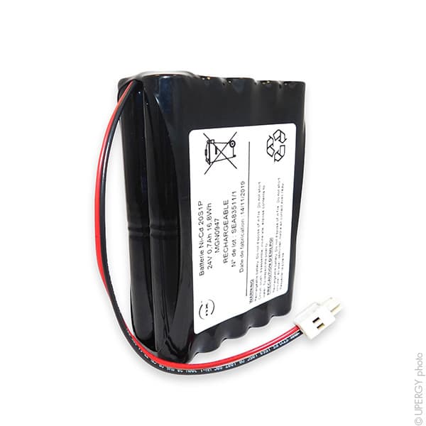 NX - Batterie portes automatiques 20x AA 20S1P ST5 24V 700mAh Wago 2.5