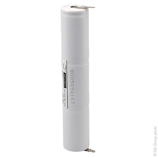 NX - Batterie eclairage secours 3xD ST4 Faston 4.8mm (+2.8mm) 3.6V 4Ah