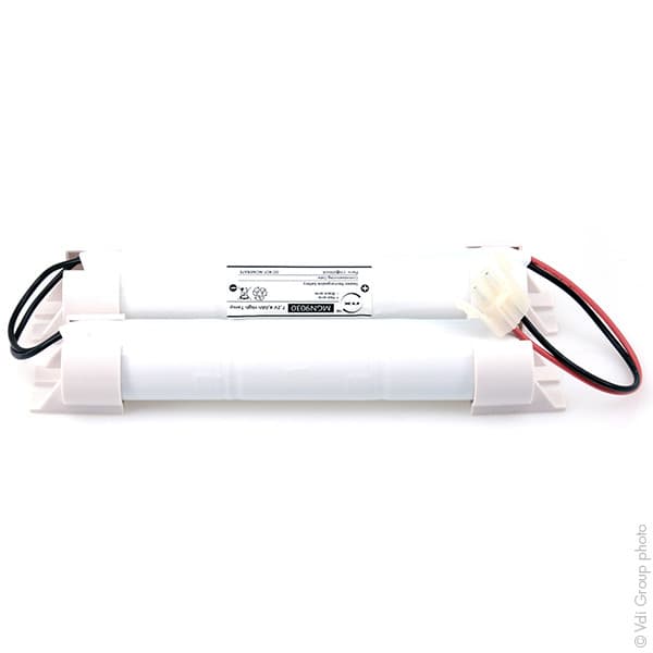 NX - Batterie eclairage secours 3D+3D ST5 Twin Stick Fils + AMP 7.2V 4Ah