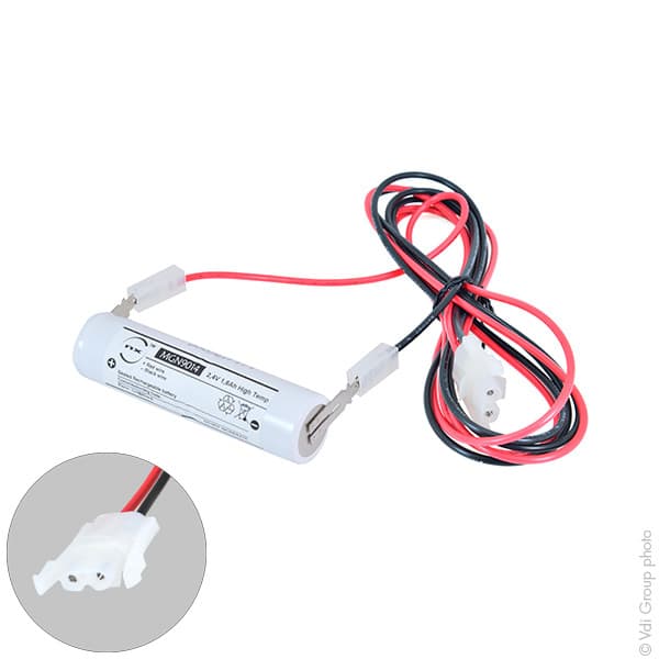 NX - Batterie eclairage secours 2xSC ST4 + AMP 2.4V 1.6Ah