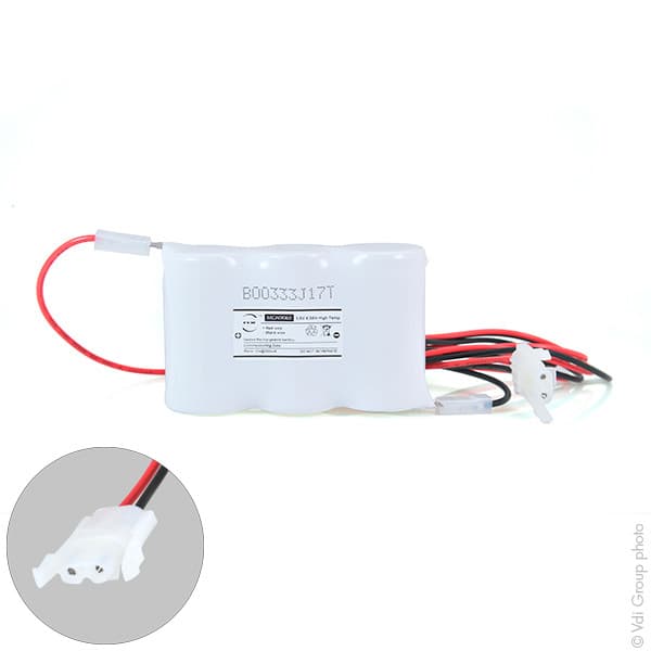 NX - Batterie eclairage secours 3xD ST1 + AMP 3.6V 4Ah