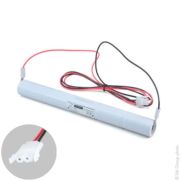 NX - Batterie eclairage secours 5xD ST4 + AMP 6V 4Ah