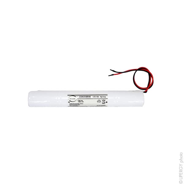 NX - Batterie eclairage secours 4xD ST4 + Fils 300mm 4.8V 4Ah