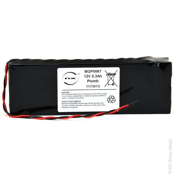 OEM - Batterie plomb AGM NX 12V 2.3Ah Fils