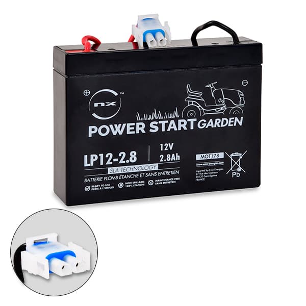 NX - Batterie tondeuse 580764901 / LP12-2.8 12V 2.8Ah