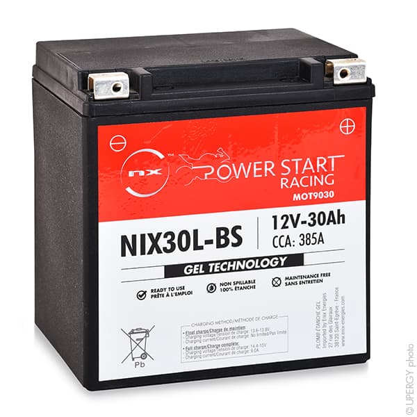 NX - Batterie moto Gel FHD30HL-BS / YIX30L-BS / NIX30L-BS 12V 30Ah