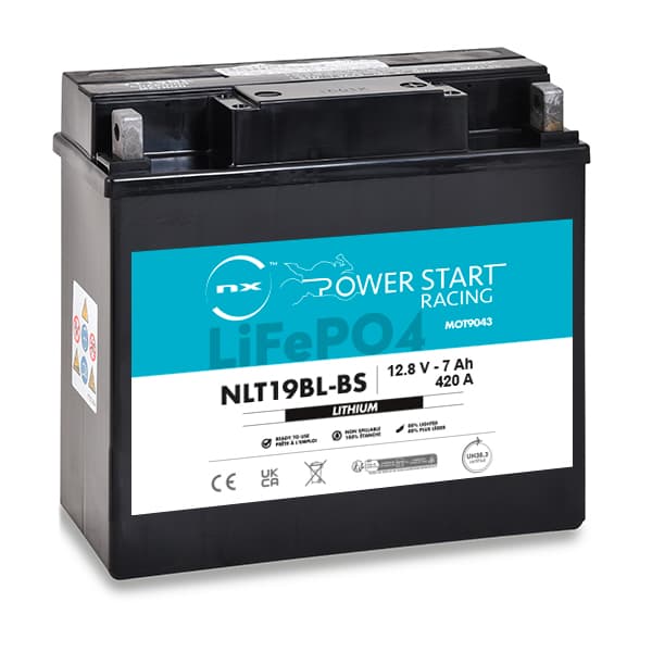 NX - Batterie moto Lithium YT19BL-BS / NLT19BL-BS / 51913 12.8V 8Ah