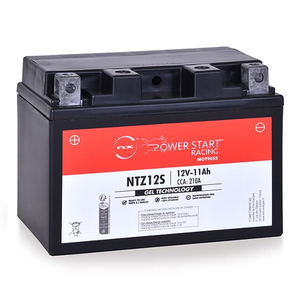 NX - Batterie moto Gel NTZ12S / YTZ12S 12V 11Ah