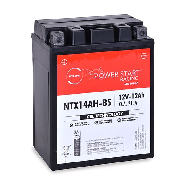 NX - Batterie moto Gel NTX14AH-BS / YTX14AH 12V 12Ah