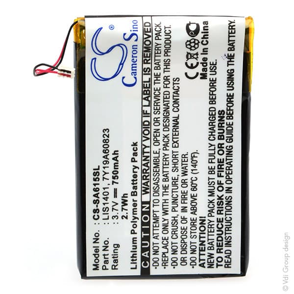 NX - Batterie MP3/MP4/Multimédia 3.7V 750mAh