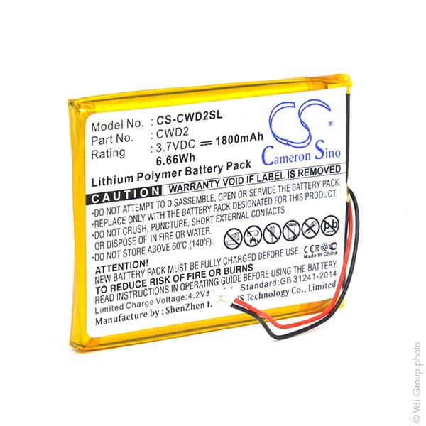 NX - Batterie MP3/MP4/Multimédia 3.7V 1800mAh