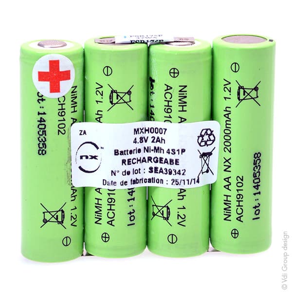 NX - Batterie NiMH 4x AA NX 4S1P ST1 4.8V 2000mAh S