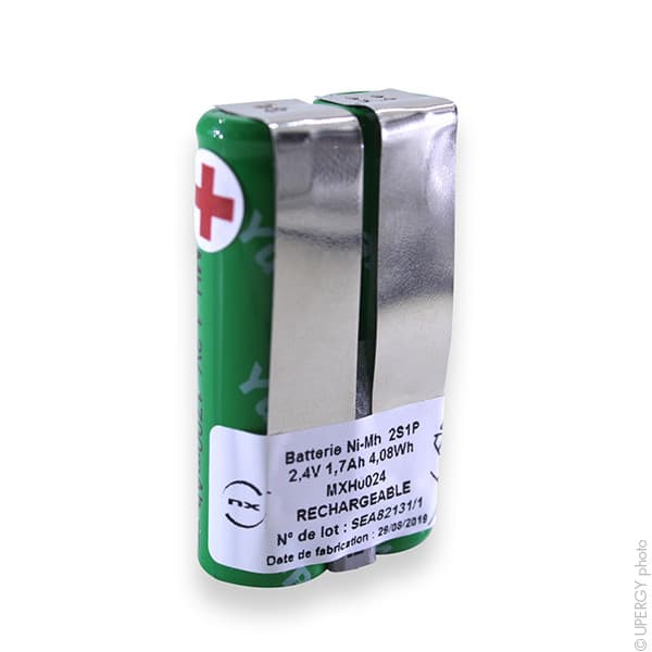 NX - Batterie NiMH 2x AA 2S1P ST1 2.4V 1.7Ah T2