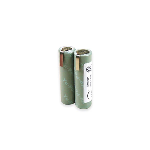 NX - Batterie NiCd AA Batterie rasoir 2.4V 700mAh