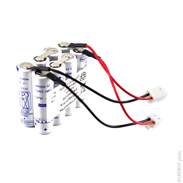 NX - Batterie NiCd 8x  AA HT (2x) 4S1P  ST2  (2x) 4.8V 0.8Ah JST