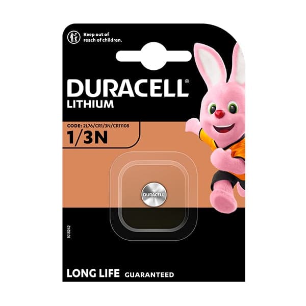 Duracell - Pile bouton lithium blister CR1/3N 3V 160mAh
