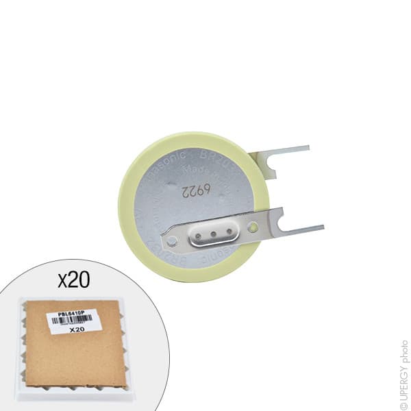 Panasonic - Pile bouton lithium BR2032/VCN PANASONIC 3V 190mAh