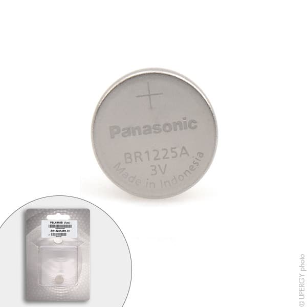 Panasonic - Pile bouton lithium blister BR1225A/BN PANASONIC 3V 48mAh